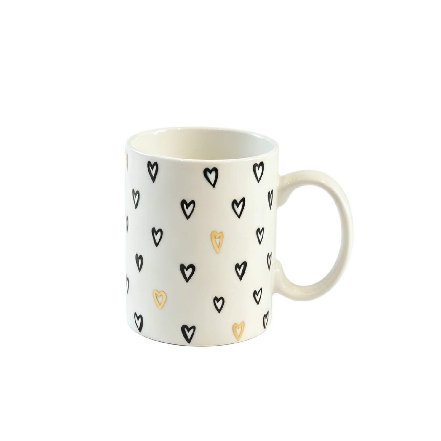 Taza de Cerámica Monocromática Contemporánea para Té y Café
