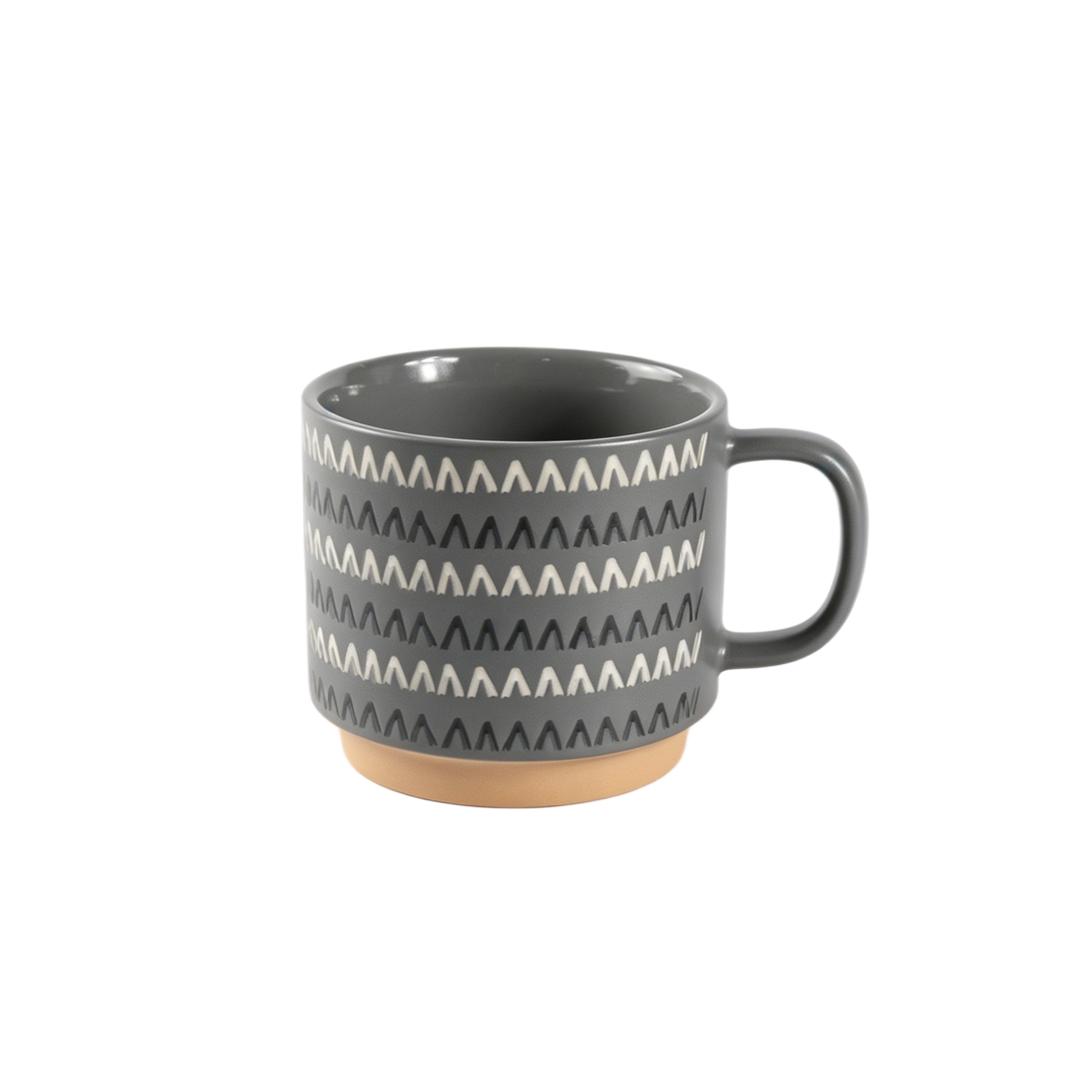 Personalisierte, zeitgemäße Steingut-Tasse für den täglichen Kaffee