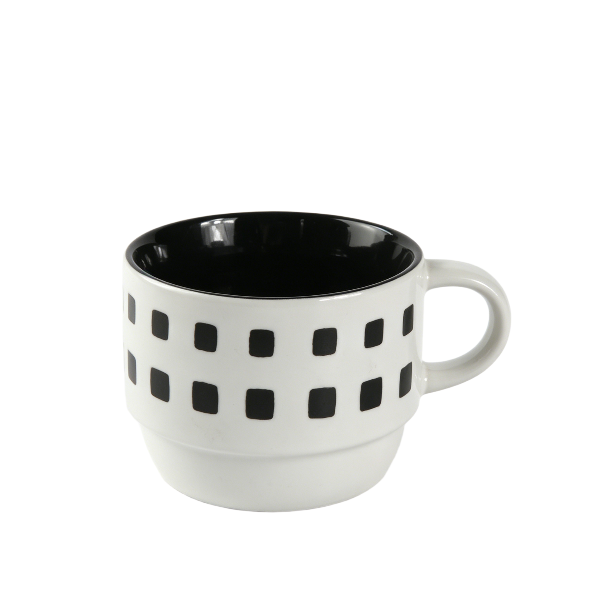 Taza de Cerámica Monocromática Contemporánea para Té y Café