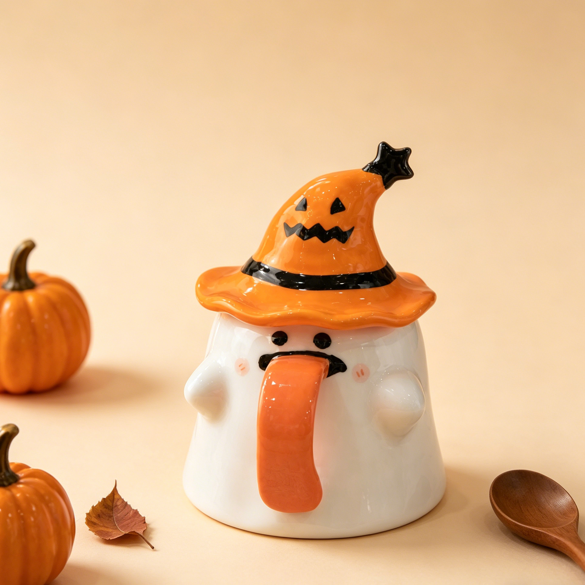 Kawaii Halloween Ghost Cup