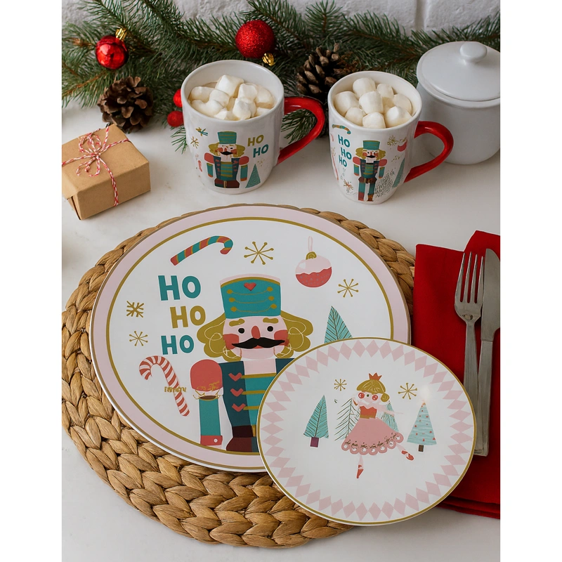 Set de vaisselle de Noël pour les cadeaux saisonniers et événements