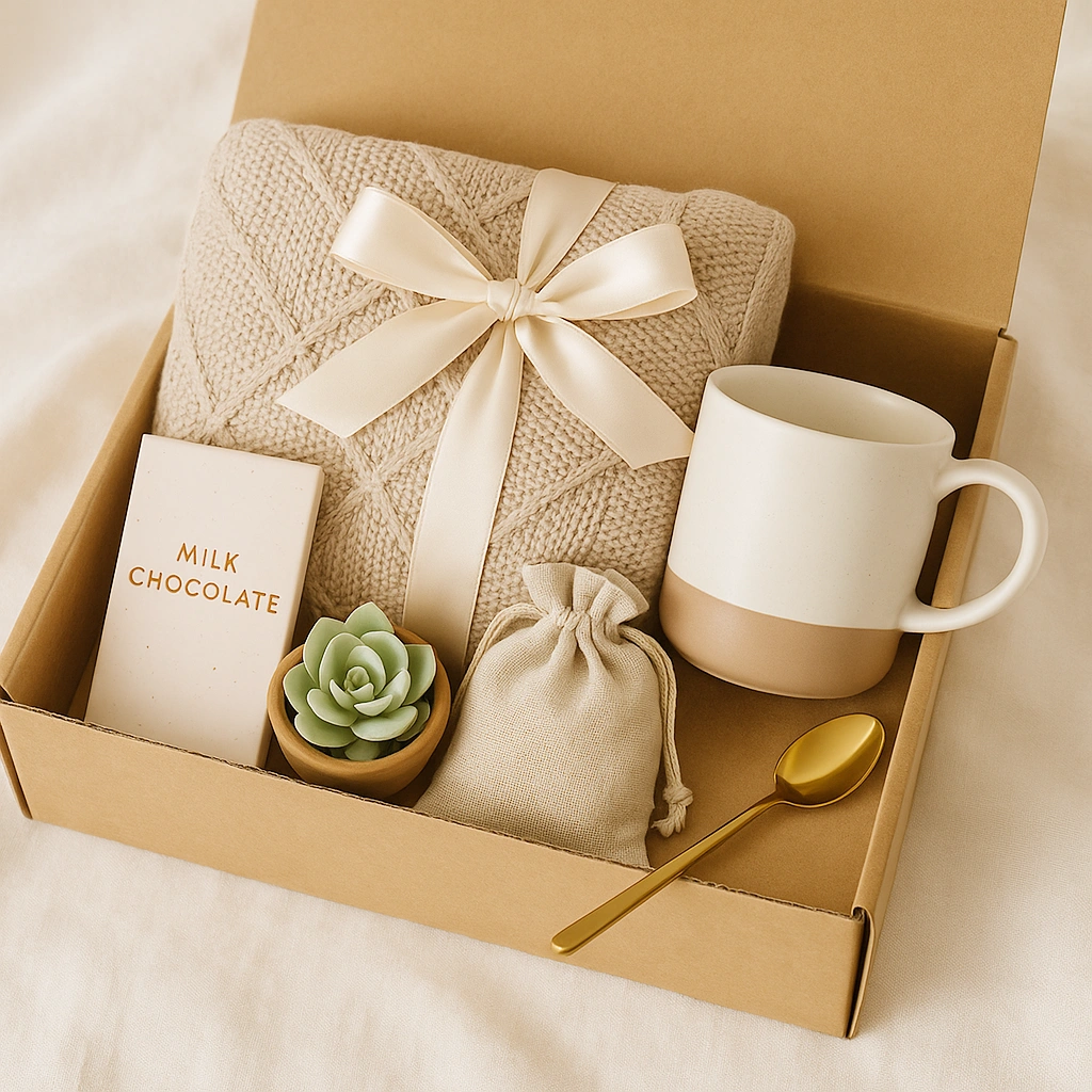 Cozy Gift Box with Ceramic Mug