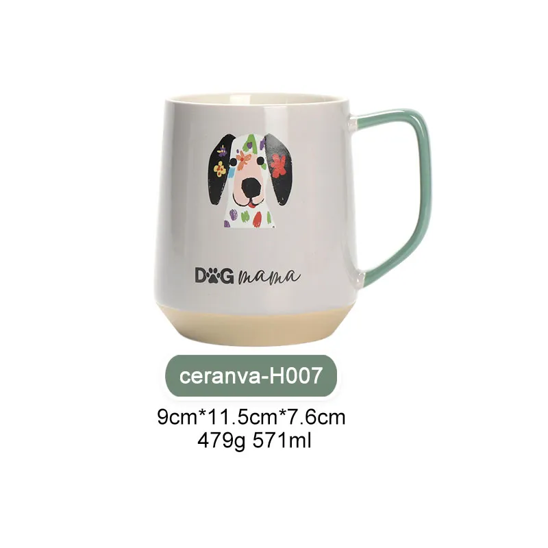 Dog Mama Art – illustrierte Haustier-Tasse für den Großhandel