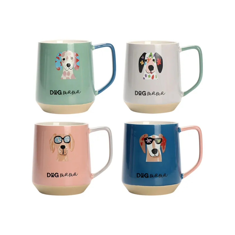 Dog Mama Art – illustrierte Haustier-Tasse für den Großhandel