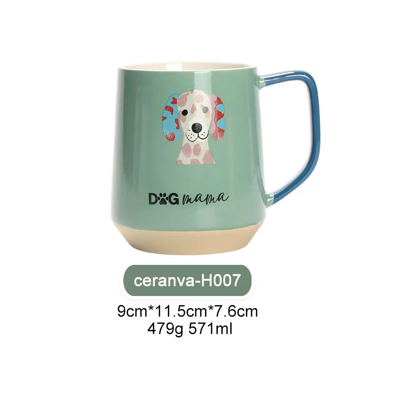 Dog Mama Art – illustrierte Haustier-Tasse für den Großhandel