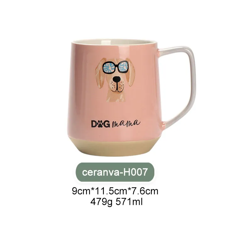 Dog Mama Art – illustrierte Haustier-Tasse für den Großhandel