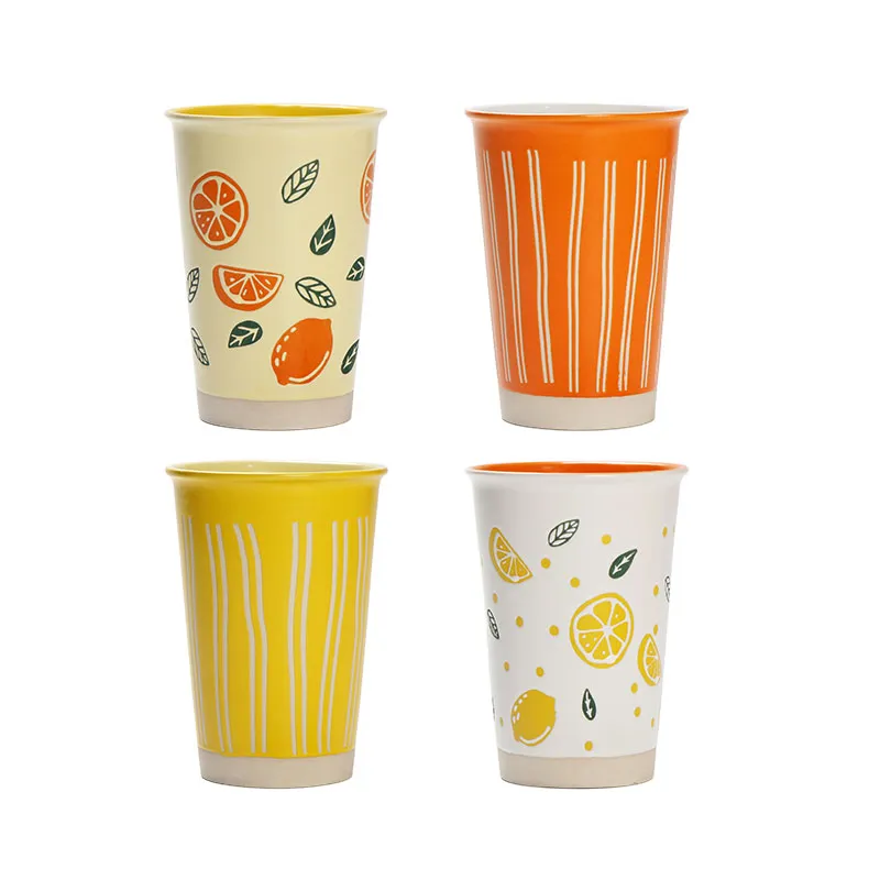 Citrus Juice Tumbler Set Trave mug Cups
