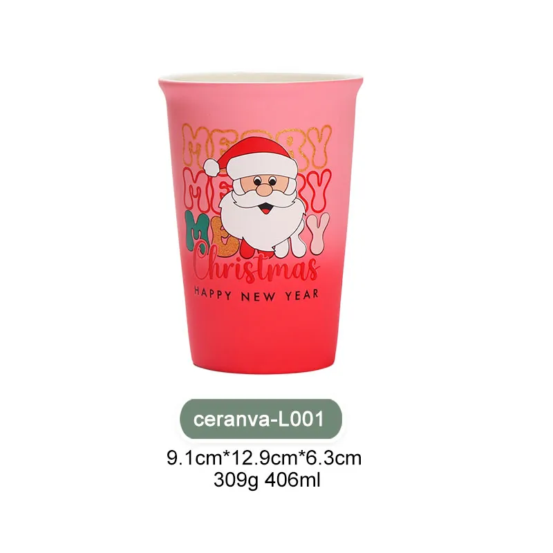 Tazas de Cerámica en Degradado de Color, Taza de Café de Viaje