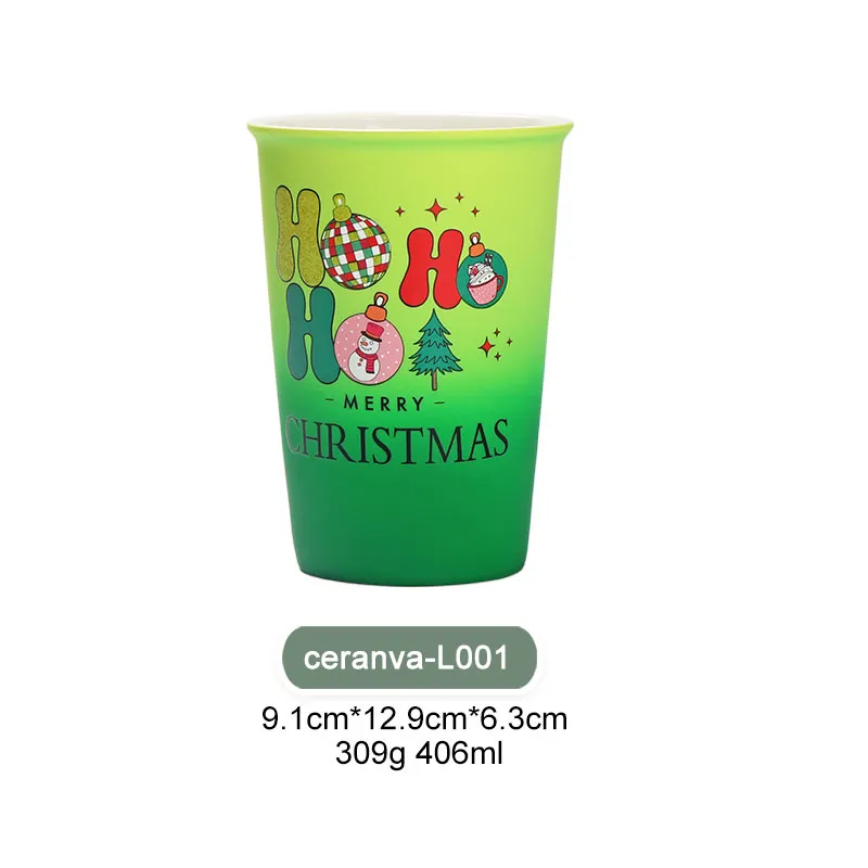Tazas de Cerámica en Degradado de Color, Taza de Café de Viaje
