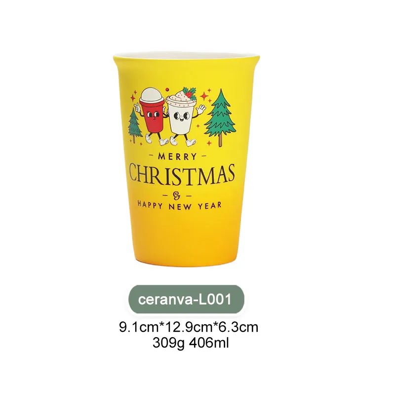 Tazas de Cerámica en Degradado de Color, Taza de Café de Viaje